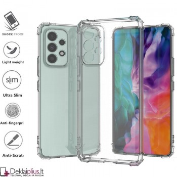 Silikoninis-Anti shock dėklas - permatomas  1.5 mm.(telefonams Samsung A53 5G)